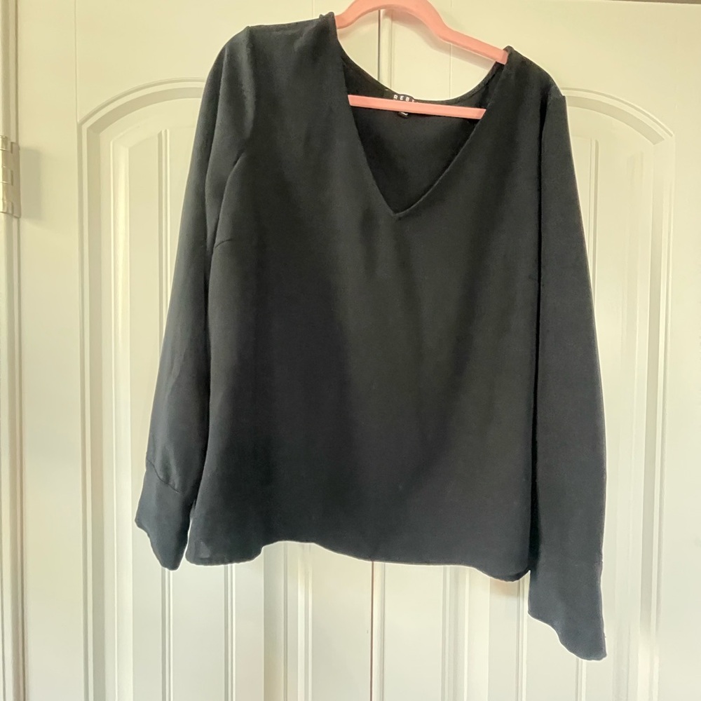 Dark NAVY Rebel Wilson x Angels Blouse 1X
